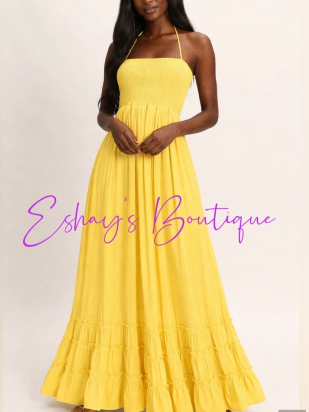 SPRING SALE 50% OFF 🚨
Unforgettable Maxi Dress Eshay’s Boutique please read 🌸